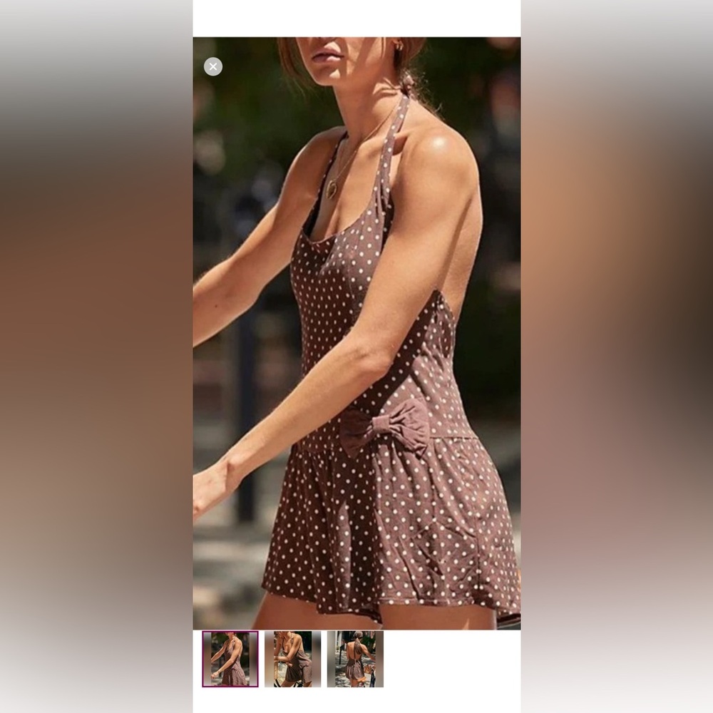 NWOT Free People High Strung Romper Womens
